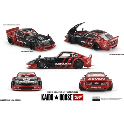 Mini GT Nissan Fairlady Z Kaido GT Advan 1978 Kaido House 1:64