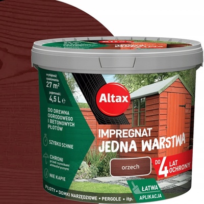 ALTAX Jednovrstvá impregnace 4,5L OŘECH