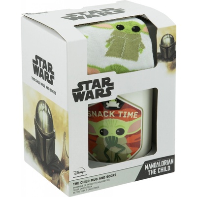 Paladone Dárková sada Star Wars Mandalorian Snack Time 300 ml