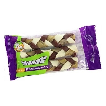 Braaaf Braaf Dog - Лакомство за кучета - усукани плитки, х 12 см