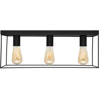 Image 1 of Helam Плафон FINN 3xE27/15W/230V черен (HE1629)