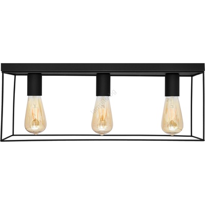 Helam Плафон FINN 3xE27/15W/230V черен (HE1629)