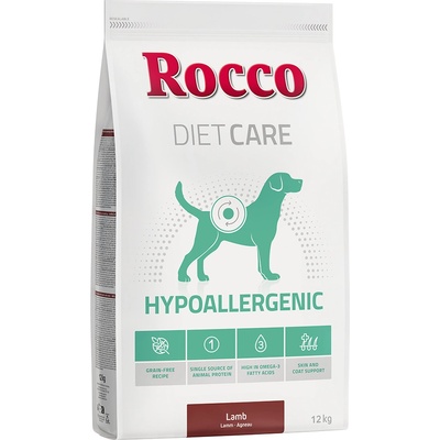 Rocco 12кг Hypoallergen Rocco Diet Care, суха храна за кучета- с агнешко