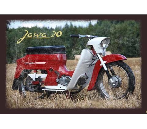 Ceduľa Jawa 20