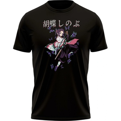 Demon Slayer tričko Shinobu Kocho černá