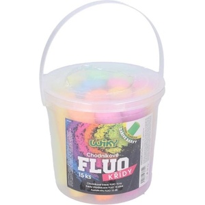 Wiky Тротоарни тебешири fluo 15бр (016879)