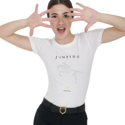 Dámske Slim Fit triko bíle