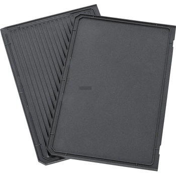 Steba Steba грил плоча горна, оребрена / гладка, антрацит, за контактен грил PG 4.3, PG 4.4 (60213358)