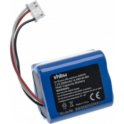 VHBW Батерия за iRobot Braava 380 / 390, 2000 mAh (888202048)