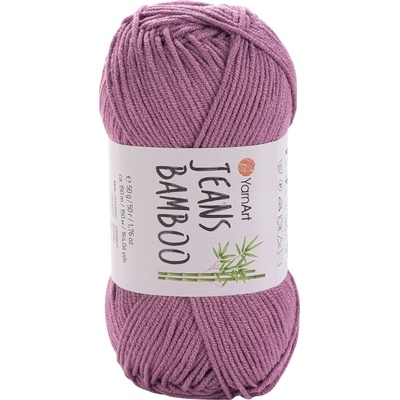 YARNART Jeans Bamboo 114 Dusty Rose Плетива прежда (Jeans Bamboo 114)