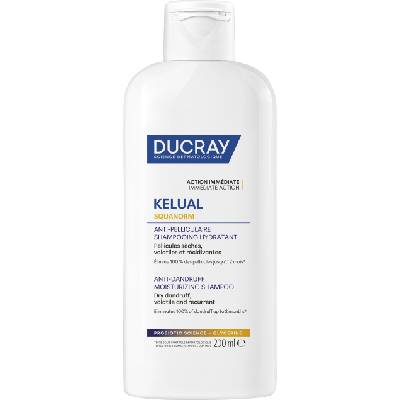 Ducray Kelual Squanorm Хидратиращ третиращ шампоан против сух пърхот, 200 ml