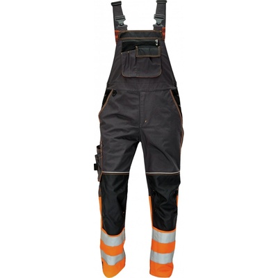 Cerva Knoxfield Hi-Vis kalhoty s laclem antracitová/oranžová