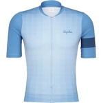 Rapha Мъжка фланелка с къс ръкав за колоездене Rapha Core Jersey Cycling jersey - Aqua / Bright Aqua (056-3756-1213)