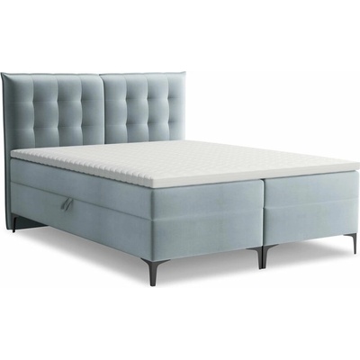 Makamii Mikana boxspring modrá / light
