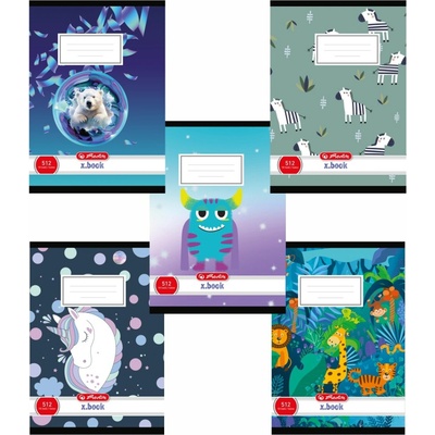 Herlitz Zošit 512 A5 linajkový Cute Animals