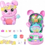 Mattel Polly Pocket Bunny Tea Party Compact Set 1 small doll, 2 bunny figures and accessories JCR40 MATTEL