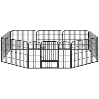 tectake 402501 ohrádka pre šteňatá 8-stranná 100 cm