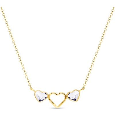 Spark čirý se Swarovski elements cuori NG280862C Krystal