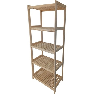 Tonap dřevěný regál 5 polic 173 x 70 x 43 cm TP92683 borovice