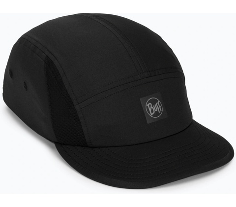 BUFF RUN CAP SOLID BLACK černá