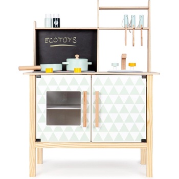 Image 1 of ECOTOYS Дървена Кухня За Деца EcoToys CA12092 (CA12092)