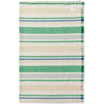 Marc O'Polo Карирано одеяло Torre раиранао 150 x 200 см зелено (101099-581-01)