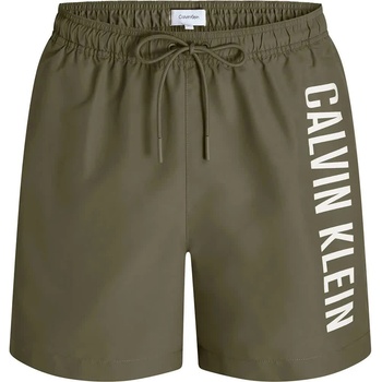Calvin Klein Бански гащета Calvin klein jeans Medium Drawstring swimming shorts - Green (Burnt Olive)