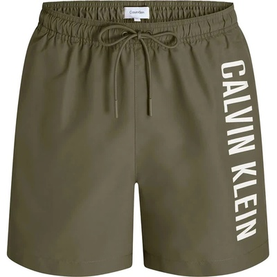 Calvin Klein Бански гащета Calvin klein jeans Medium Drawstring swimming shorts - Green (Burnt Olive)