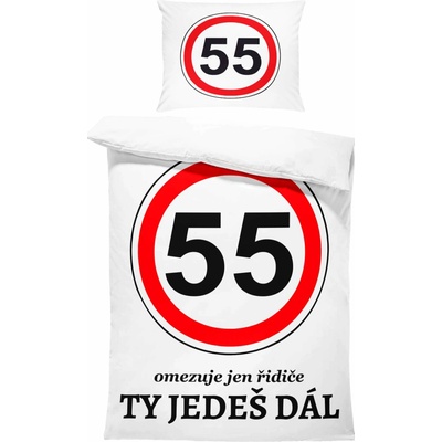 Impar Obliečky Ty ideš ďalej 55 rokov 140x200 70x90