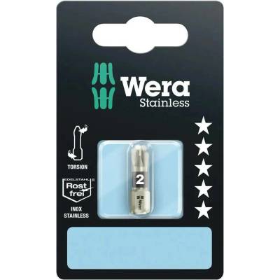 Wera 3855/1 TS SB Bity z nerezové oceli PZ 3 x 25 mm 073615