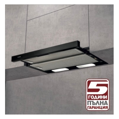 Lino FIT COMFORT BK A90 Телескопичен аспиратор за вграждане чере (FITCOMFORTBKA)