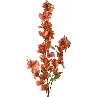 Dekorácia umelá kvetina s oranžovými kvetmi - 16*12*100 cm - Clayre & Eef