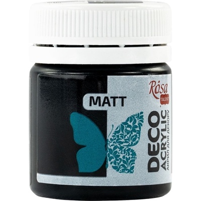 Rosa Talent АКРИЛНА боя Black (17) Mat 20 ml 1 бр (20017)