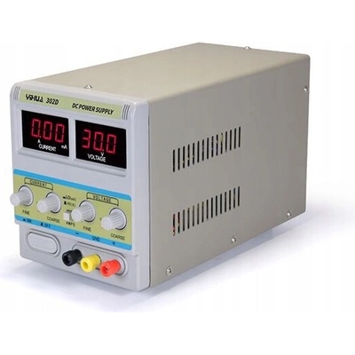 Laboratorní napájecí zdroj, jednoduchý, regulovatelný 30V 2A 100W CV/CC Yihua 302D