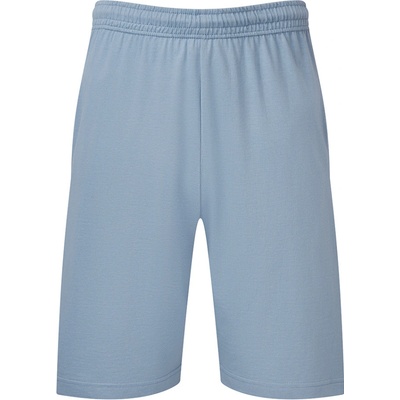 Fruit of the Loom pánske bavlnené šortky 64-052-0 Mineral Blue