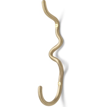 ferm LIVING Закачалка за кърпи КРИВИНА 20 см, месинг, твърда LIVING (FERM1104263289)