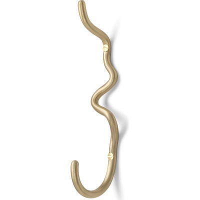 ferm LIVING Закачалка за кърпи КРИВИНА 20 см, месинг, твърда LIVING (FERM1104263289)