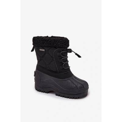 BIG STAR SHOES Zateplené detské snehové topánky na zips Big Star čierna