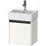 Duravit Ketho. 2 - Шкафче за умивалник 44x43x34 см, 1 врата, панти отляво, лъскаво бяло K25070L22220000 (K25070L22220000)
