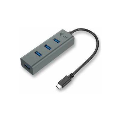 USB извод i-Tec C31HUBMETAL403 USB x 4 Сив