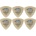 Dunlop 426R 1.00 Ultex Triangle 6 Перце за китара (426R100-6PACK-SET)