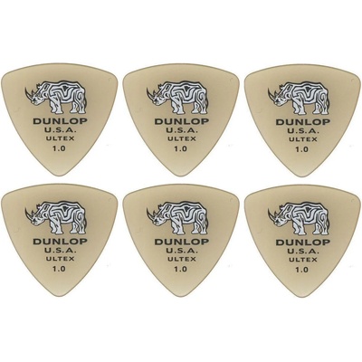 Dunlop 426R 1.00 Ultex Triangle 6 Перце за китара (426R100-6PACK-SET)