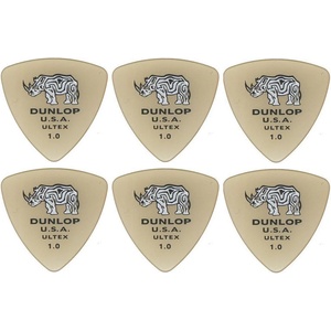 Dunlop 426R 1.00 Ultex Triangle 6 Перце за китара (426R100-6PACK-SET)