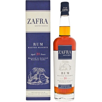 Rum Zafra Master Reserve 21y 40% 0,7 l (holá láhev)