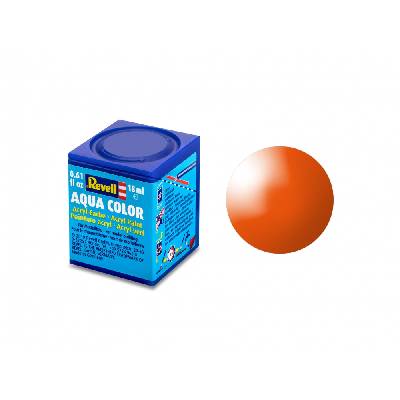 Акрилна боя Revell - Aqua Color, Оранжевa, Гланц, 18 ml (R36130)