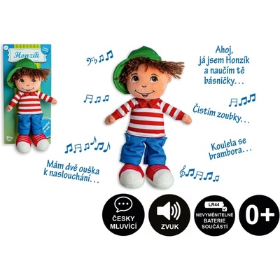 Teddies chlapec Honzík handrový plyš 30 cm slovensky hovoriaci