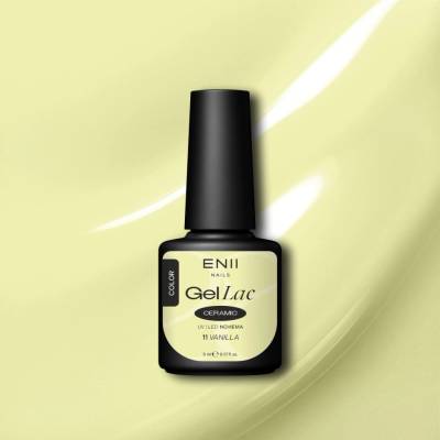 ENII NAILS Gel lak Ceramic 11 Vanilla gelový lak 5 ml