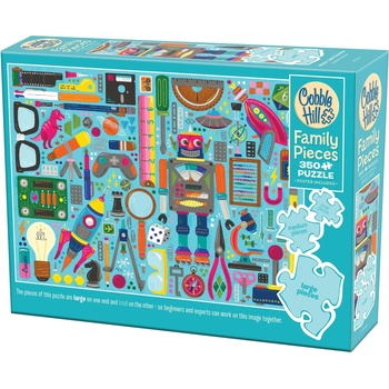 Cobble Hill - Puzzle Nerdy Junk Drawer - 350 piese