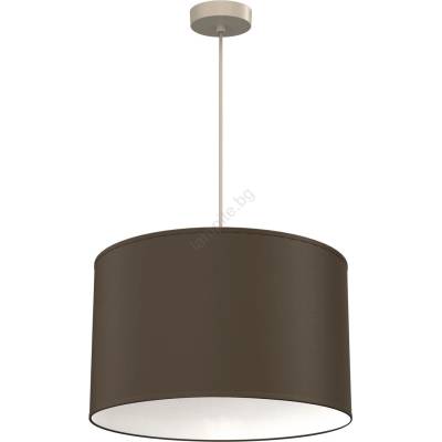 Luminex Пендел на кабел ARDEN 1xE27/15W/230V, Ø 40 см, бежово/кафяво (LU4660)