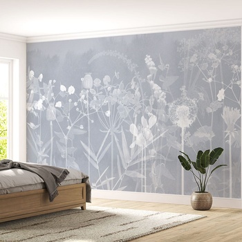 Image 1 of Decono Фототапет Цветя в Синьо